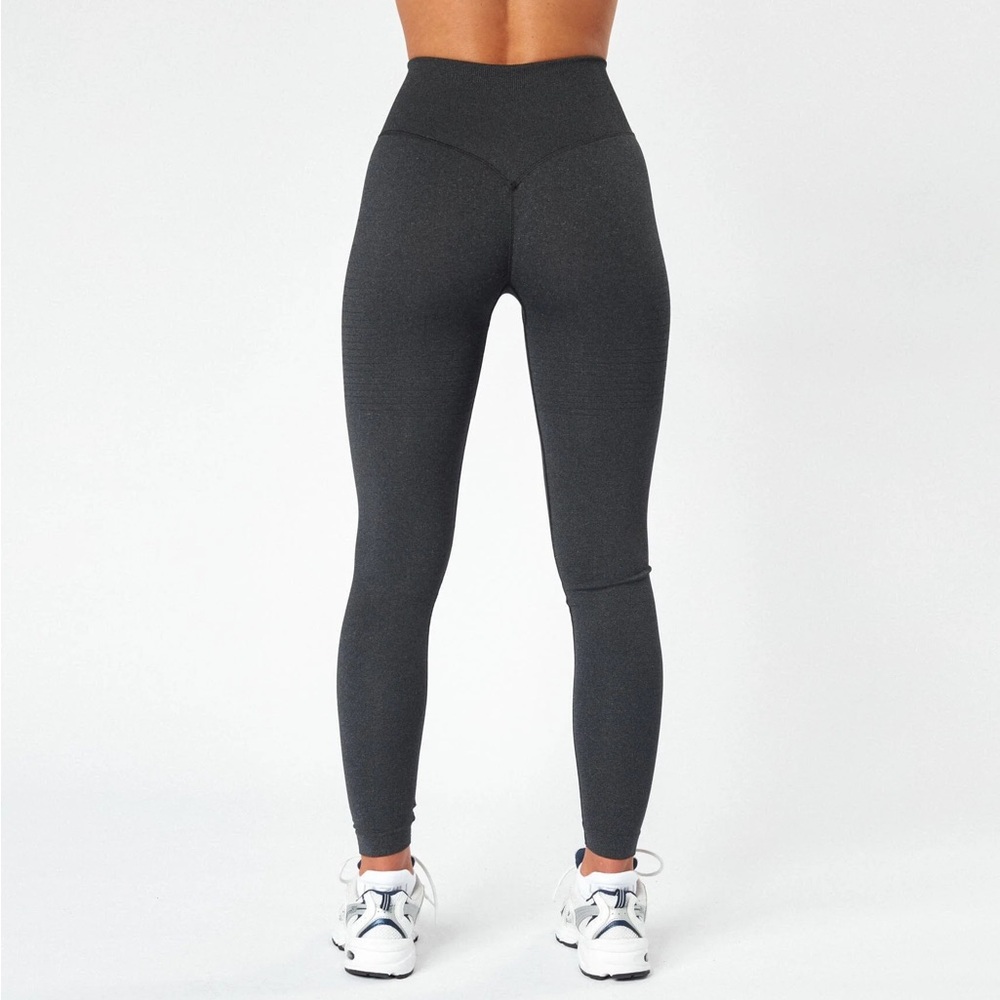 Lazuli Label Navy Blue Active Crop Long Sleeve Top & High-Waist Leggings Set